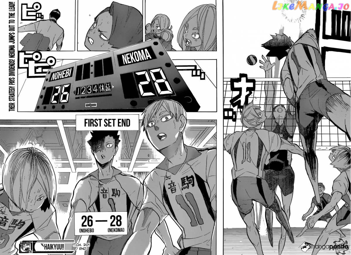 Haikyuu!!, Chapter 201 image 18